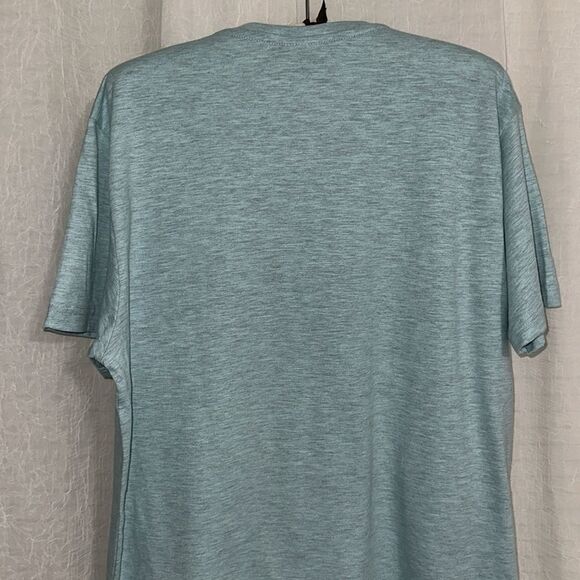 Cottoline XL Teal Cotton Short Sleeve Crew Tee - Picture 4 of 11
